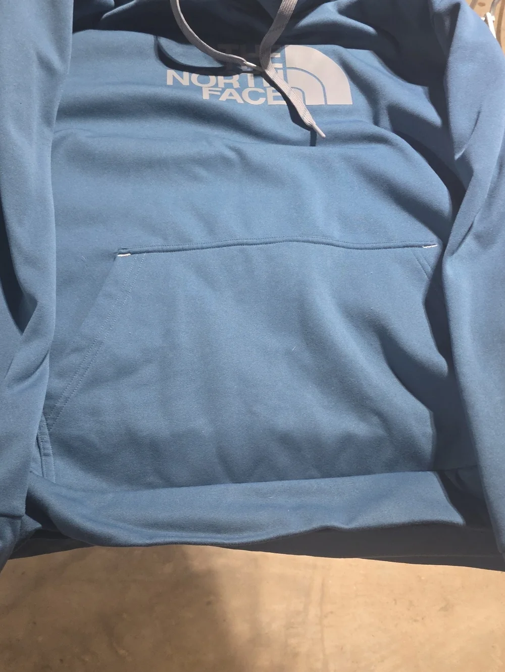Mens North Face Blue Hoodie XXL